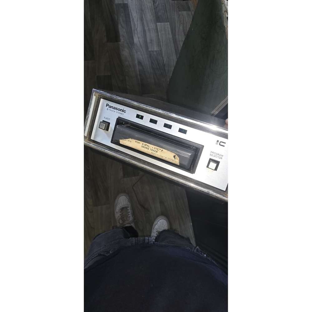 Panasonic RS-804US Eight 8 Track Player Woodgrain Console Component Unit